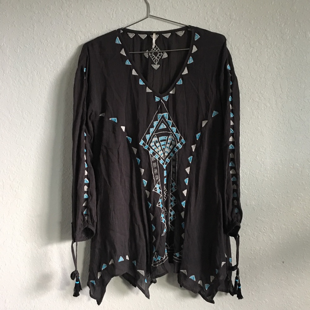 COPY - Free people beaded tunic/swimsuit cover up